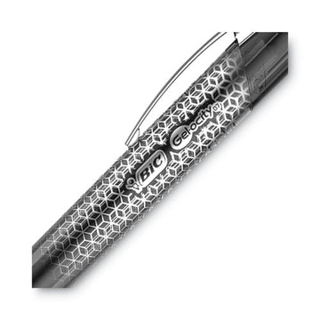 BIC® Gel-ocity Ultra Gel Pen, Retractable, Medium 0.7 Mm, Black Ink, Black Barrel, Dozen freeshipping - TVN Wholesale